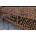 Poly résine Rattan Sun Lounger pour Outdoor Garden Beach and Resort